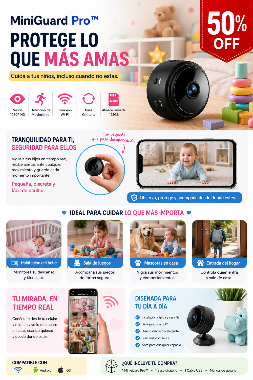 MiniGuard PRO “Parece una cámara cualquiera… hasta que ves su tamaño.”