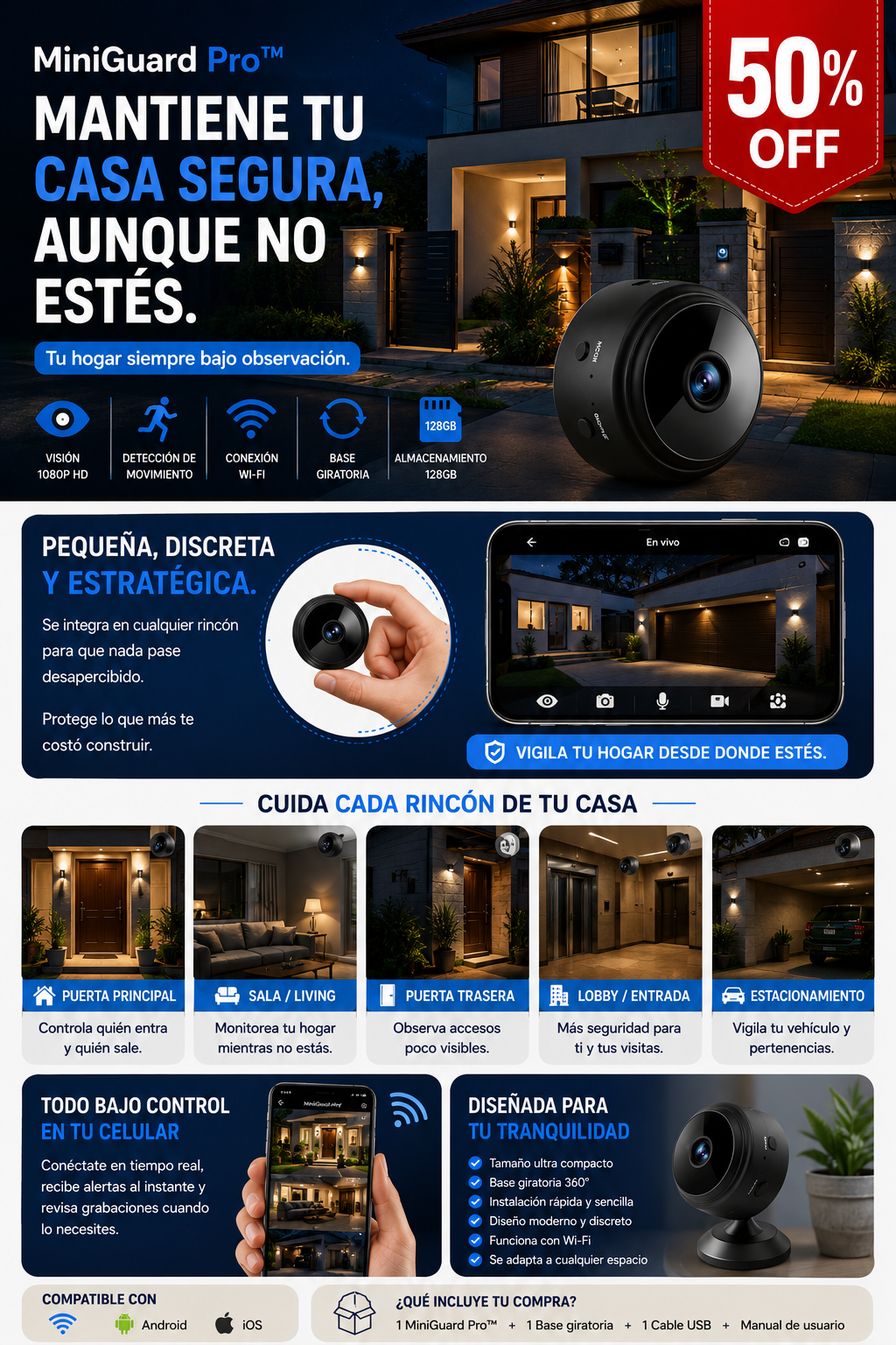 MiniGuard PRO “Parece una cámara cualquiera… hasta que ves su tamaño.”