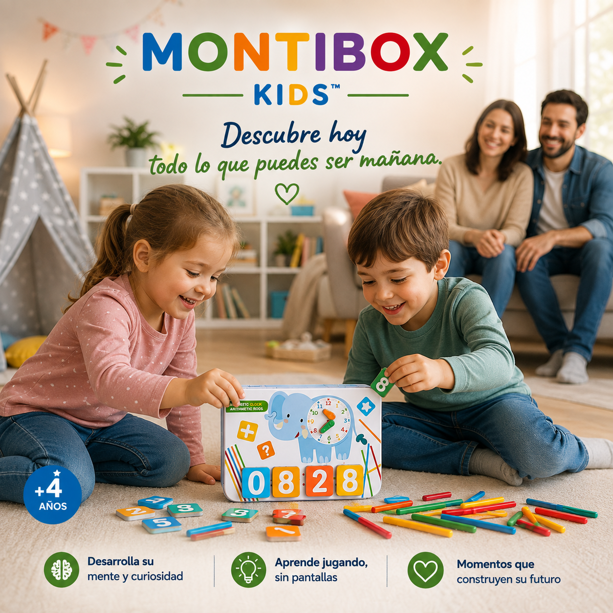 MONTIBOX KIDS™  Aprendizaje preescolar Montessori