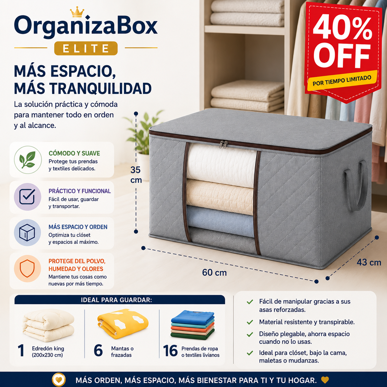 OrganizaBox Elite (Pack 6 Unidades)