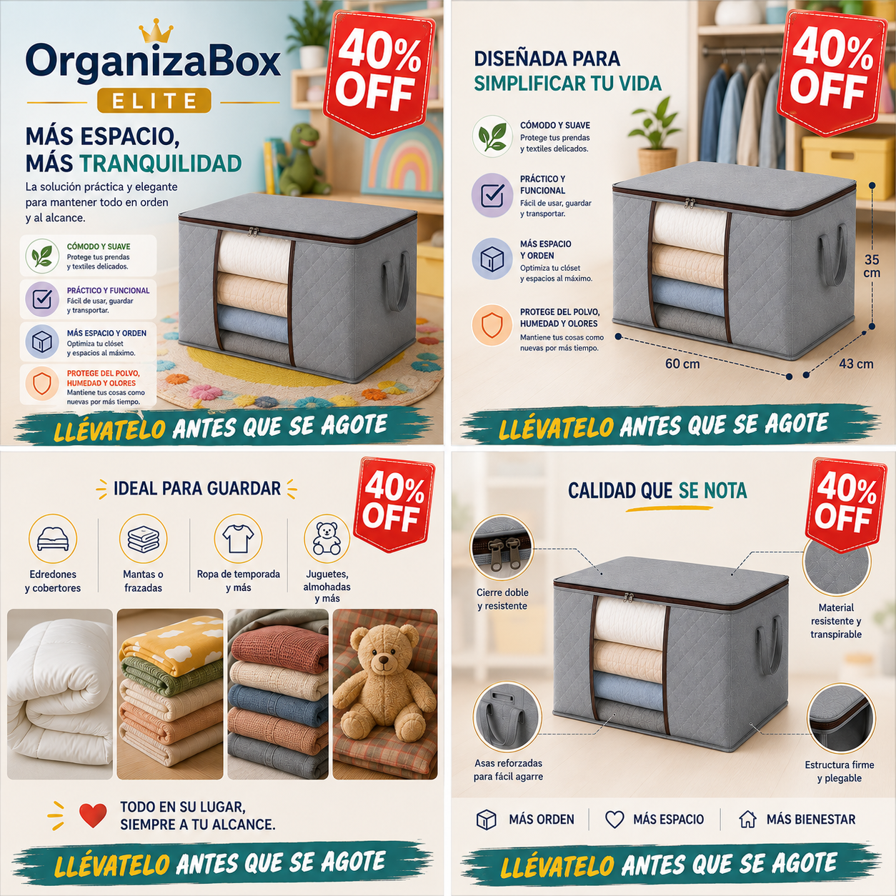 OrganizaBox Elite (Pack 6 Unidades)